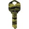 Hillman HILLMAN Wackey Green Camo House/Office Universal Key Blank KW1 Single 89051 - alternate 1